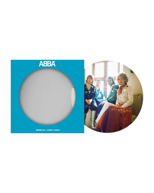 Polydor Waterloo Swedish Version vinile 7" picture disc svedese