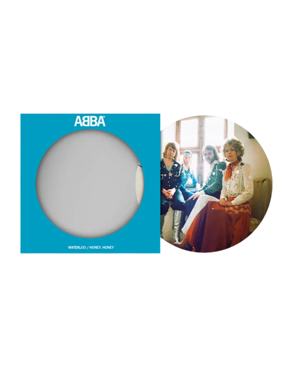 Polydor Waterloo Swedish Version vinile 7" picture disc svedese