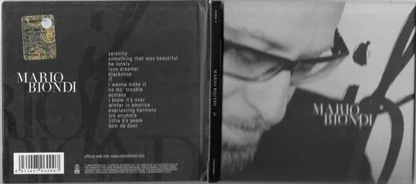 Mario Biondi If CD album digibook soul 2009
