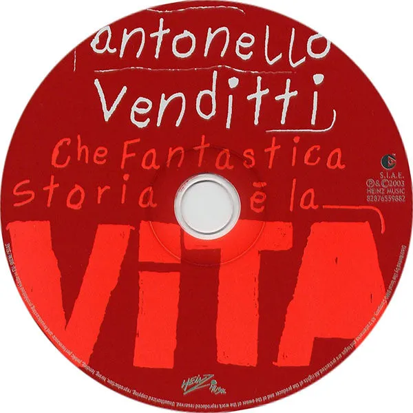Antonello Venditti Che Fantastica Storia È La Vita CD