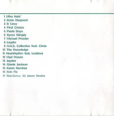 WeekEnd Party Compilation CD mixed house anni 90