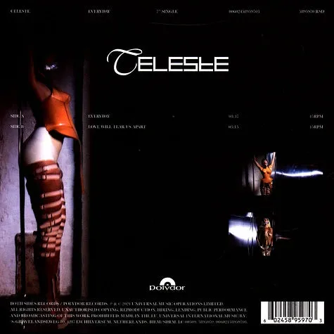 Celeste Every Day 7" singolo vinile trasparente