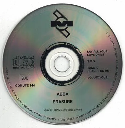 Erasure Abba-Esque CD EP synth-pop 4 brani