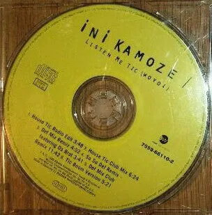 Ini Kamoze Listen Me Tic CD maxi house