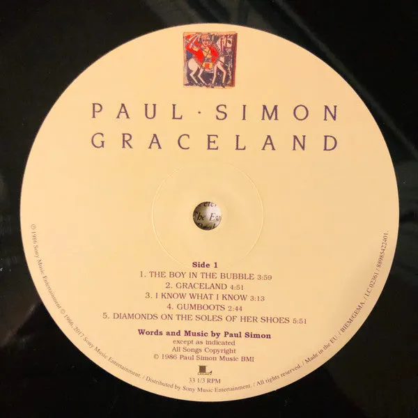 Paul Simon Graceland vinile LP 180g ristampa 2017