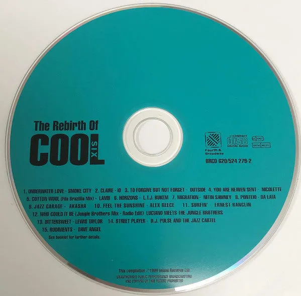 Various Rebirth Of Cool Six CD compilation RE