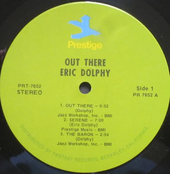 Eric Dolphy Out There vinile LP ristampa jazz