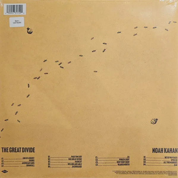 Noah Kahan The Great Divide doppio vinile Ame first edition
