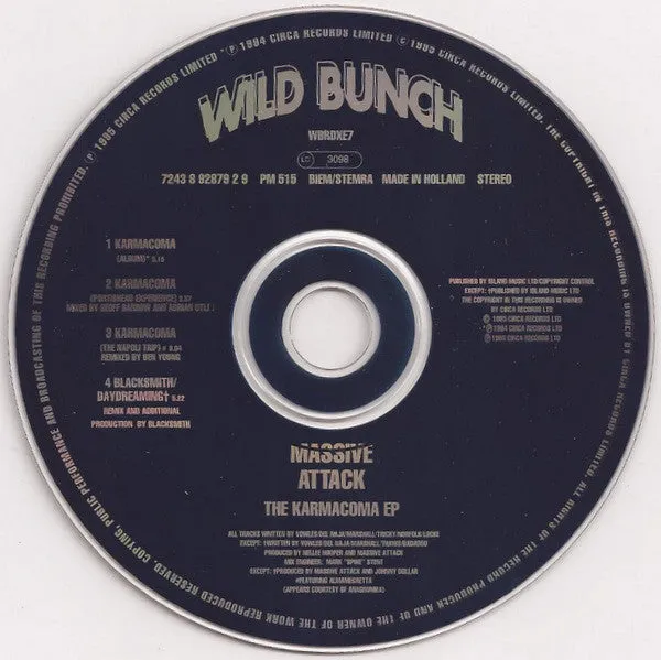 Massive Attack Karmacoma EP CD usato trip hop