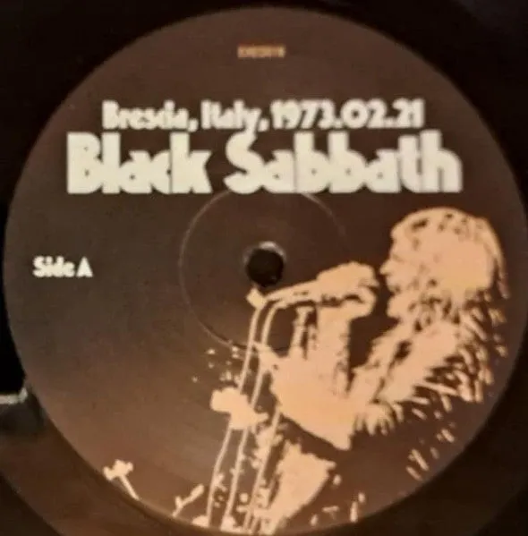 Black Sabbath Brescia 1973 vinile LP live hard rock