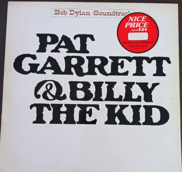 Bob Dylan Pat Garrett & Billy The Kid LP album ristampa VG