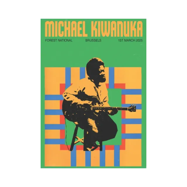 Brussels poster firmato Michael A2 numerato