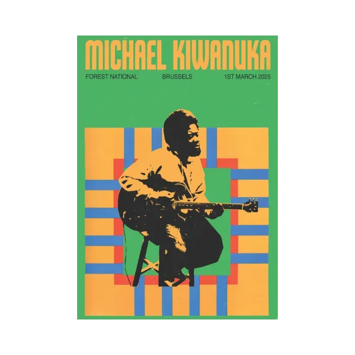 Brussels poster firmato Michael A2 numerato