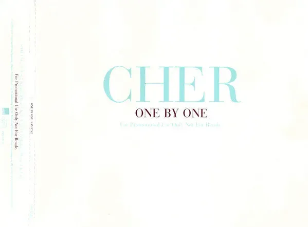 Cher One By One CD singolo promo Germania 1995