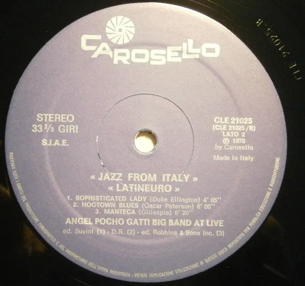 Angel Pocho Gatti Big Band Latineuro Vinile LP latin jazz