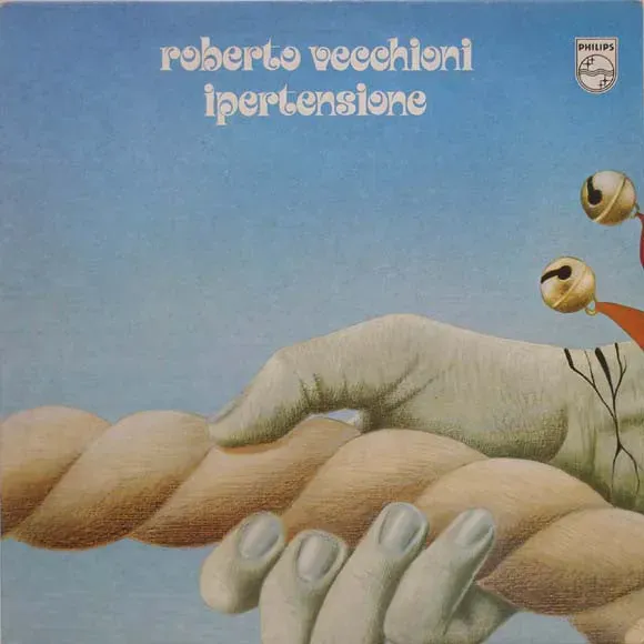 Roberto Vecchioni Ipertensione LP vinile usato 1975