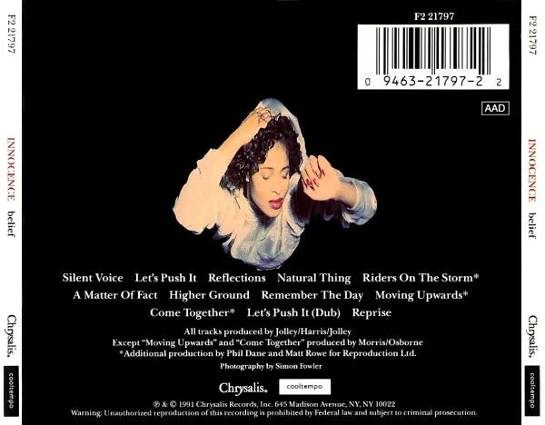 Innocence Belief CD album soul house USA VG+