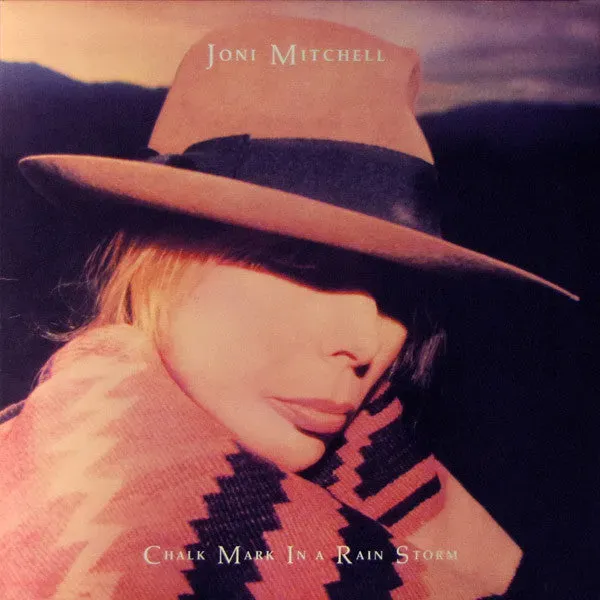 Joni Mitchell Chalk Mark in a Rain Storm LP vinile USA 1988