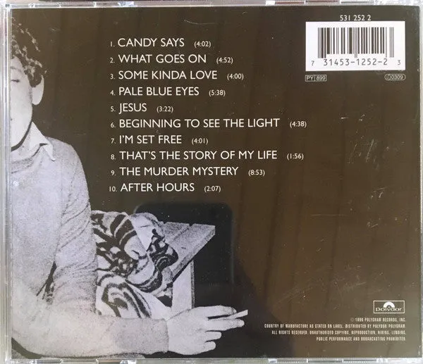 Velvet Underground The Velvet Underground CD album 1996 pop rock