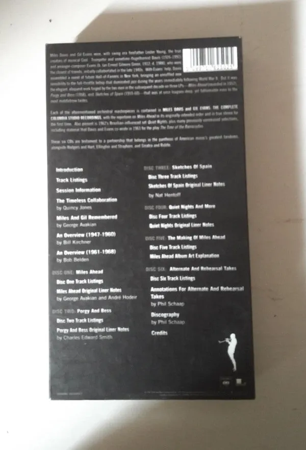 Miles Davis Gil Evans Complete Columbia 6CD box jazz