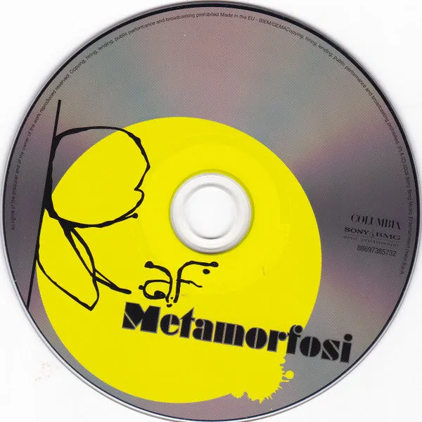 Raf Metamorfosi CD album quasi nuovo pop vocale