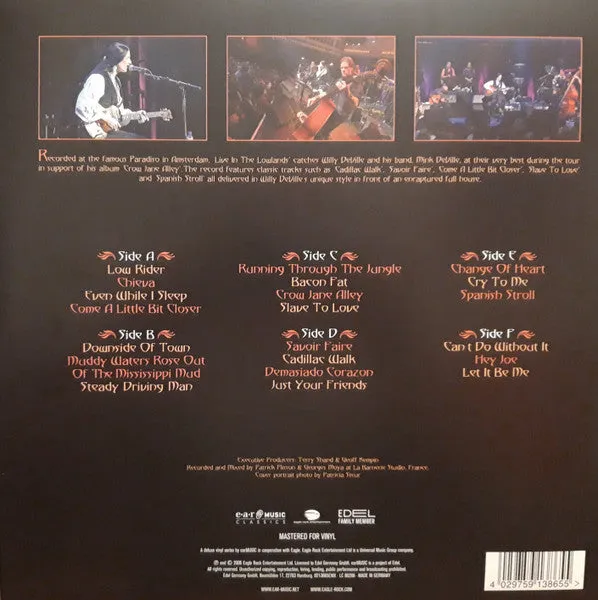 Willy DeVille Lowlands 3xLP vinile 180g limitato