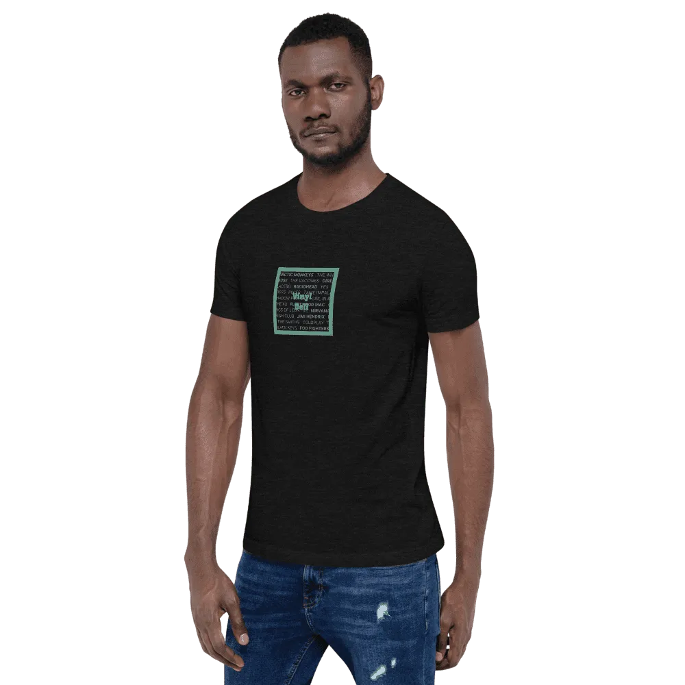 Vinyl Deli Rock Tee maglietta heather black cotone