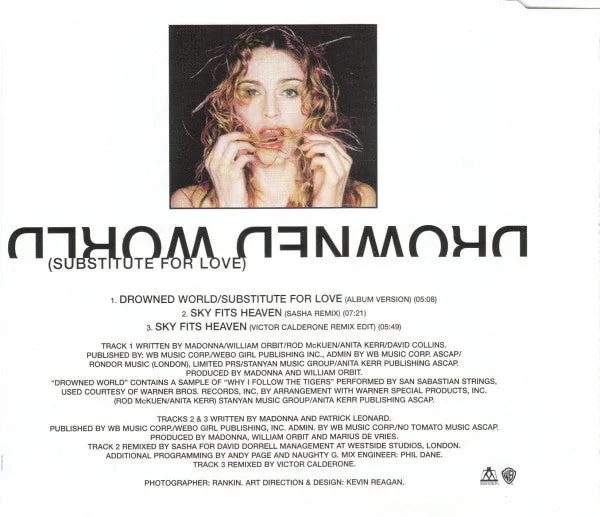 Madonna Drowned World CD singolo CD2 remix 1998