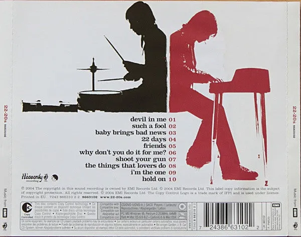 22-20s 22-20s CD album usato blues rock