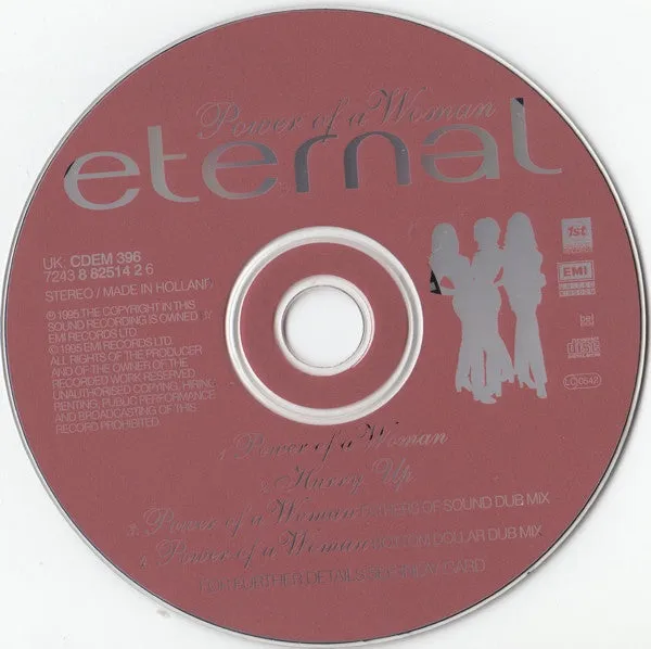 Eternal Power Of A Woman CD singolo Holland 1995
