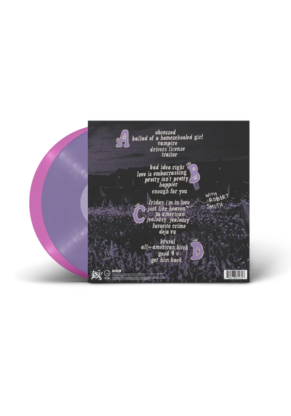Olivia Rodrigo Live From Glastonbury BBC Recording Vinile 2LP Colorato
