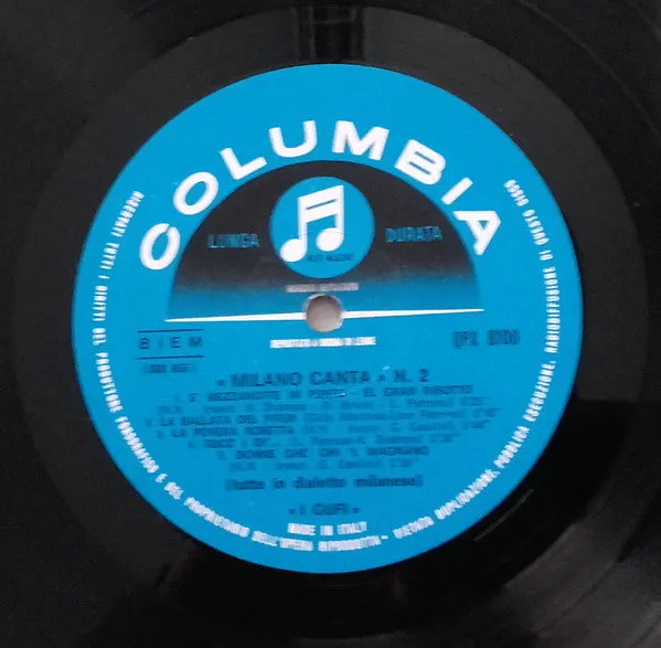 I Gufi Milano Canta N.2 vinile LP 1966 prima edizione