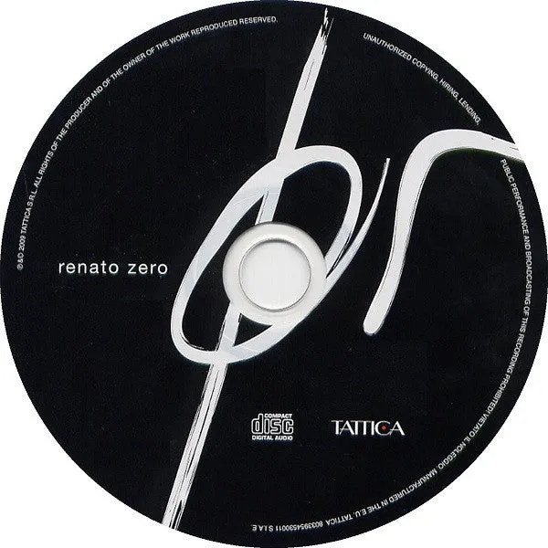 Renato Zero Presente CD album digipak