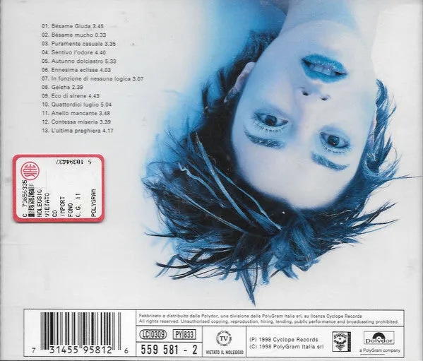 Carmen Consoli Mediamente Isterica CD usato VG+ 1998