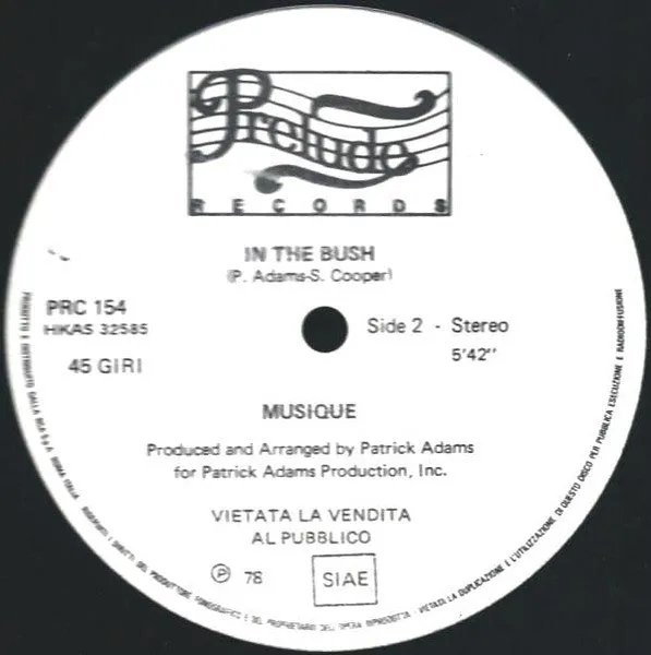 Musique Keep On Jumpin CD 12" disco promo Italia 1978