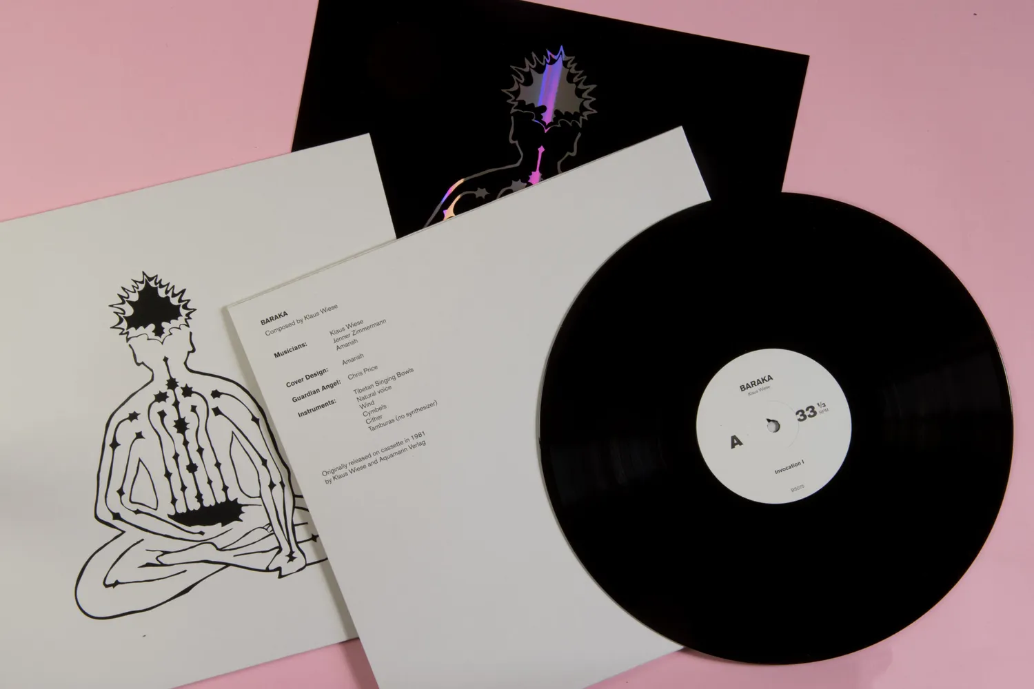 Black Sweat Klaus Wiese Baraka vinile LP drone
