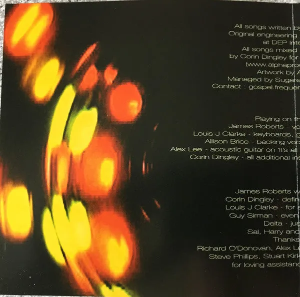 James Roberts Everything You Know Is Right CD album indie