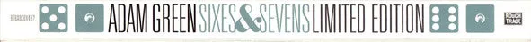 Adam Green Sixes & Sevens cd limited slipcase