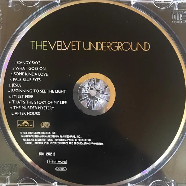Velvet Underground The Velvet Underground CD album 1996 pop rock