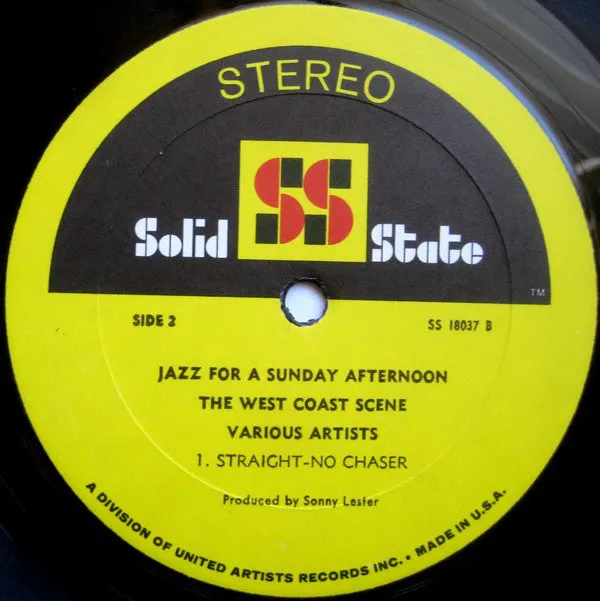 Various Jazz For A Sunday Afternoon Vol 3 LP 1968