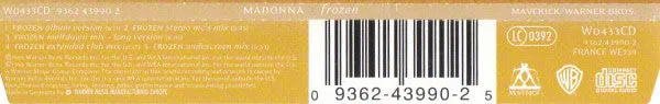 Madonna Frozen CD maxi singolo 5 remix