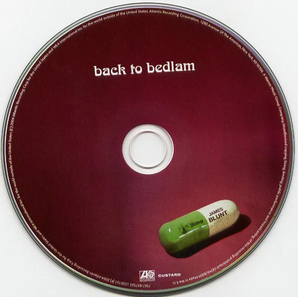 James Blunt Back To Bedlam CD album usato VG+