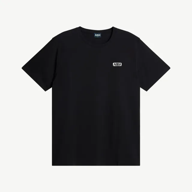 ABBA Patch T-Shirt Maglietta Nera Cotone Unisex