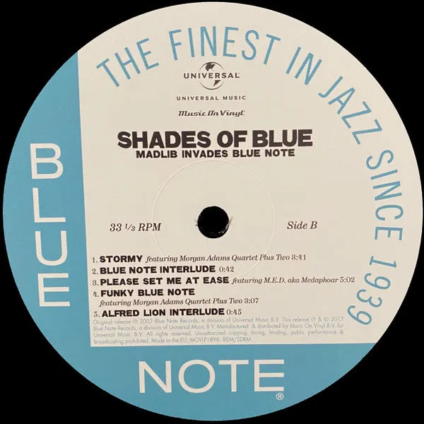 Madlib Shades of Blue doppio LP 180g nuovo