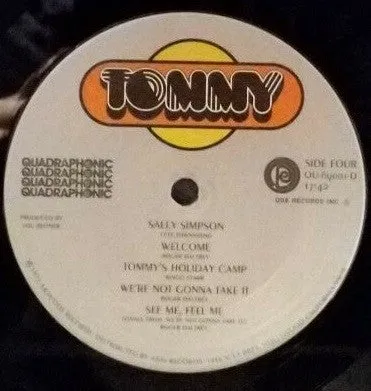 London Symphony Orchestra Tommy 2xLP box quad rock