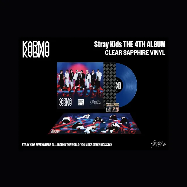 Stray Kids Karma LP Vinile Blu Zaffiro Gatefold