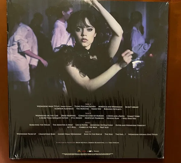 Danny Elfman Wednesday 2xLP vinile viola colonna sonora