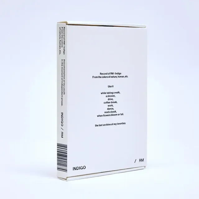 RM Indigo CD Book Edition con poster e photocards
