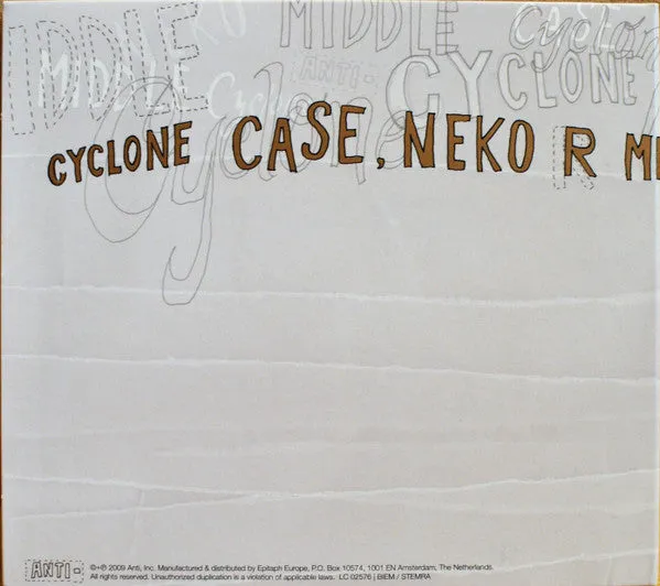 Neko Case Middle Cyclone CD digipak folk rock
