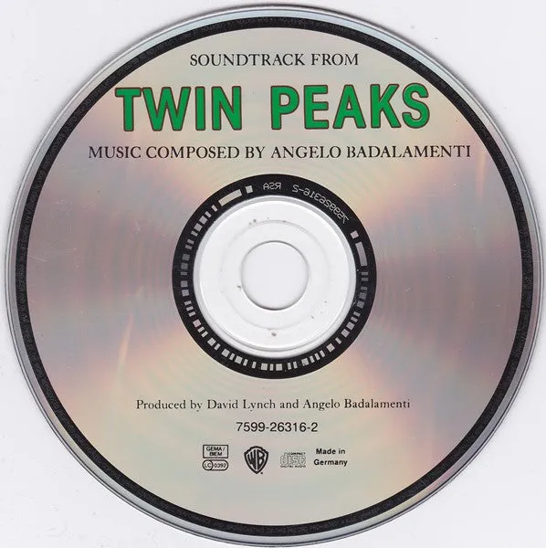Angelo Badalamenti Music From Twin Peaks CD album 1990